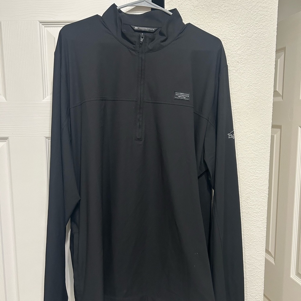 Travis Mathew Men's Black Performance Jacket